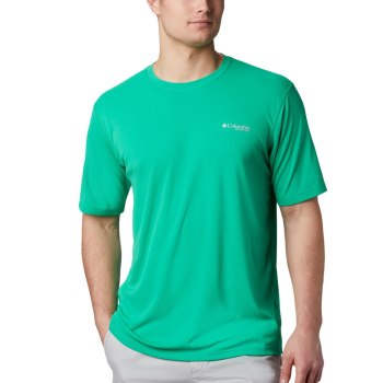 Columbia T-Shirt Heren, PFG Zero Rules Short Sleeve LichtGroen, 38OUVWYIM